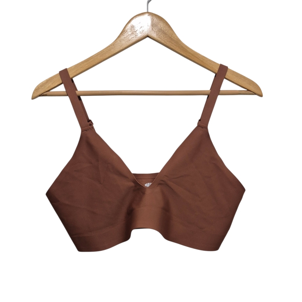 PARADE Wireless Plunge Low Impact Seamless Pullover Lounge Bralette SIZE XL